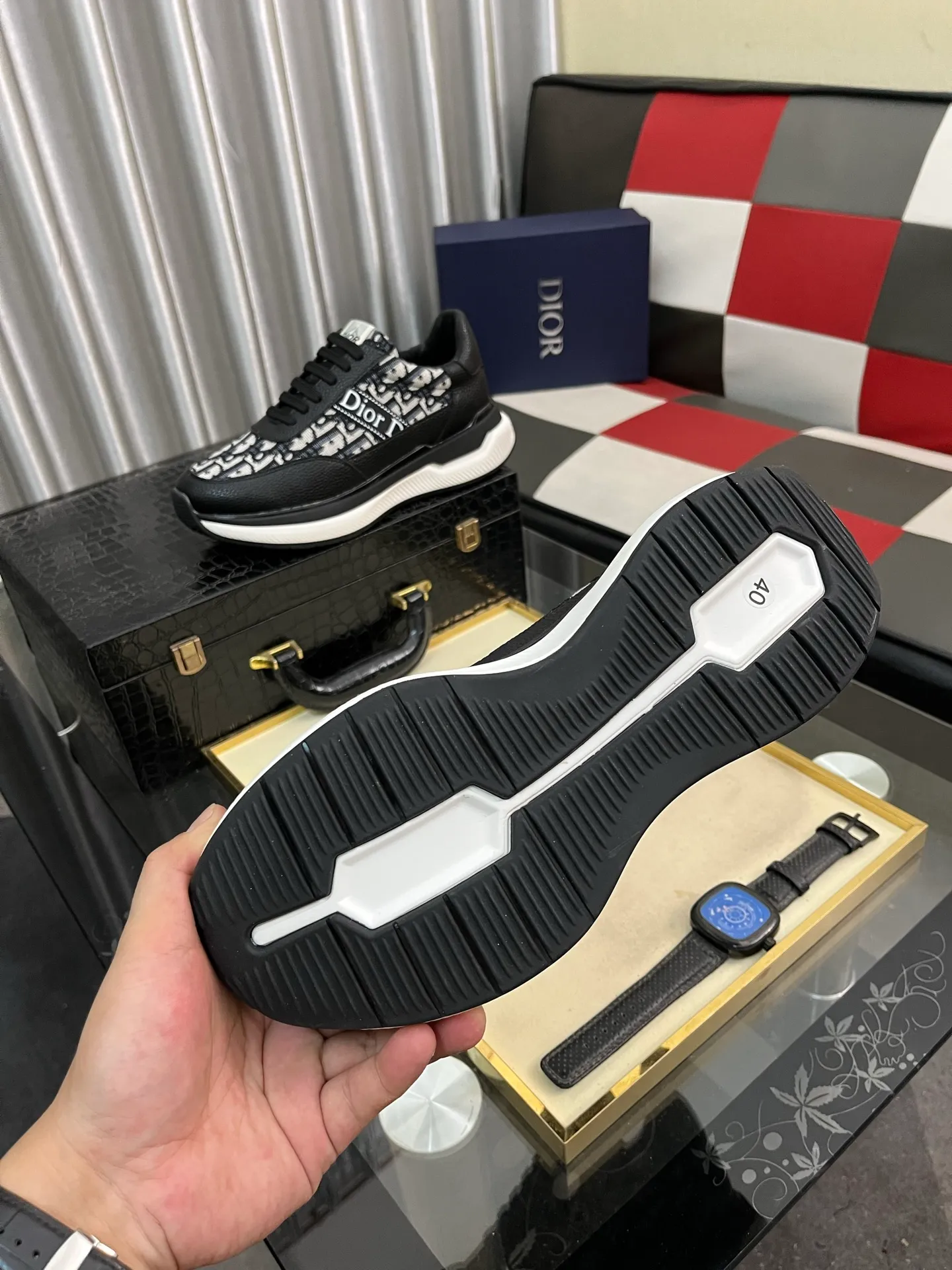 Men's Men's Shoes 💰438⌚️⌚️"Dior DIOR*" latest hot style casual shoes, top brand [seduce] luxury~purchase, top~quality. [Strong] The upper is made of imported breathable cowhide with material ➕ breathable sheepskin feet (•) and fine workmanship. Code number: 38-443️⃣Colors available